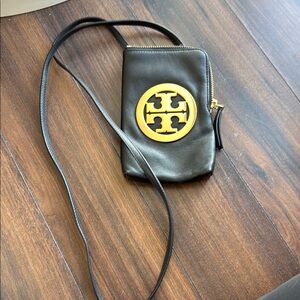 Tory Burch Black Leather Crossbody Bag